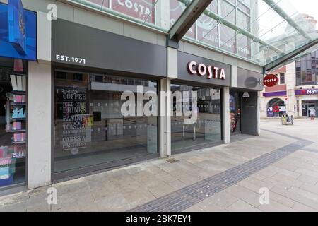 Costa Coffee in Oxford Street Stock Photo