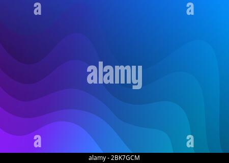 Landscape skyblue gradient fill vector abstract background minimalistic concept Stock Vector