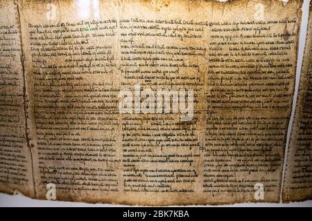 Israel Museum of the Dead Sea Scrolls in Jerusalem, Israel Stock Photo