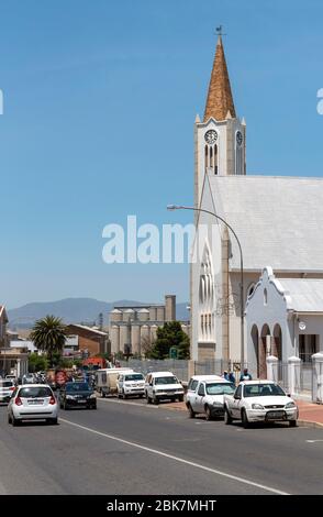 Caledon, Overberg region, Western Cape, South Africa. 2019.  The Christian Church in Caledon town centre in wheatlands area of the Overberg region. Stock Photo