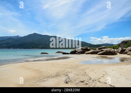 Beach at Ilha Grande in Brazil Stock Photo