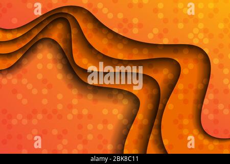 Colorful vector layout elements background. Curved gradient shape fluid layers Stock Vector