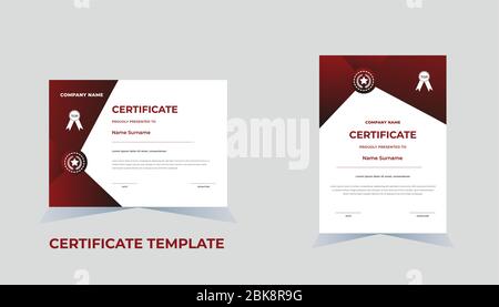 Certificate of Appreciation template elegant diploma certificate template. Use for print, certificate Stock Vector