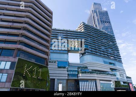 K11 Musea, a retail and arts complex located in the Tsim Sha Tsui promenade front within the Victoria Dockside development, Hong Kong Stock Photo