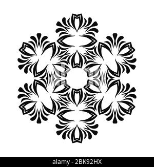 Set of Beautiful Deco Small Snowflakes Stock Vector - Illustration of  celebration, scroll: 47658378