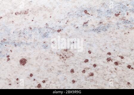 Beige abstract art background. Watercolor painting on canvas with brown and blue stains. Fragment of white artwork on paper with splash pattern. Textu Stock Photo