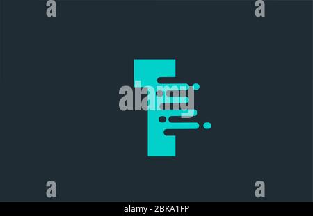 1 one blue number logo icon with line design for business and company Stock Vector