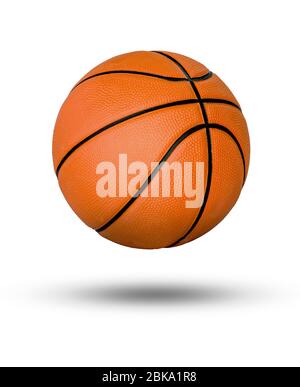 Basketball ball over white background. Stock Photo