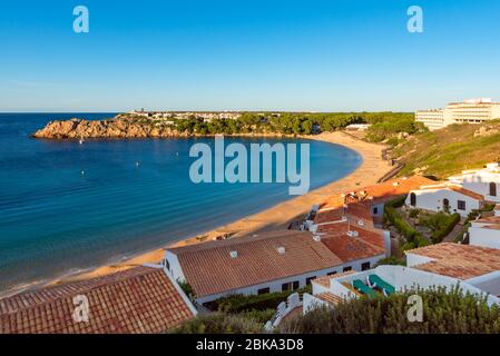 Arenal d'en Castell beach, one of the best resort beaches on Menorca ...