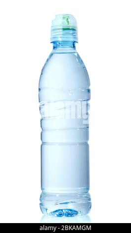 plastic bottle of water isolated on white background Stock Photo