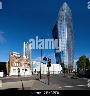 One Blackfriars is a mixed-use development at No. 1 Blackfriars Road in Bankside, London Stock Photo