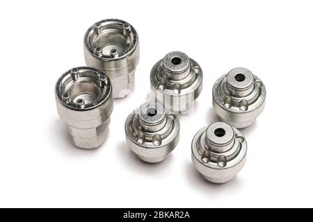 car lock nuts, wheel nut that protect the wheels from theft. close-up ...