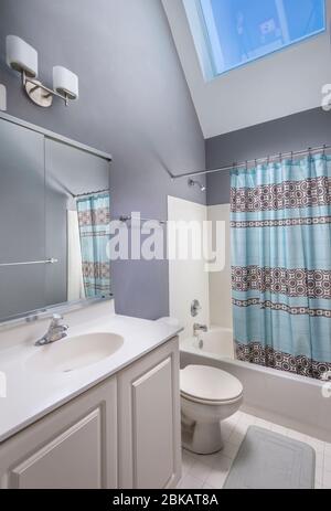 Residential Bathroom interior Stock Photo