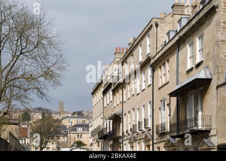 Georgian Architecture Bath, Somerset, England BA1 Stock Photo