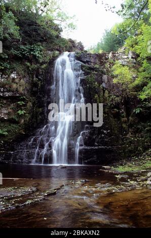 glenashdale falls, whiting bay Stock Photo