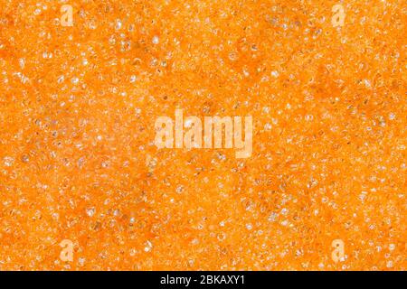 image background slice texture foam rubber orange Stock Photo