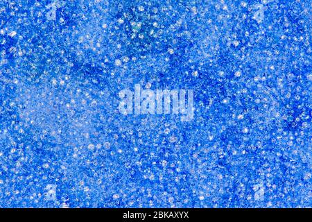 image background slice texture foam rubber blue Stock Photo