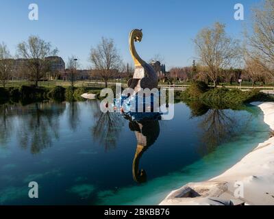 Europa Park in Torrejon, Spain, Europe Stock Photo