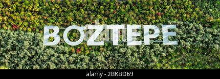 Boztepe, Ordu / Turkey - November 2019: Boztepe is most popular and famous place for traveler in Ordu, Turkey. Stock Photo