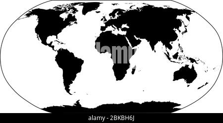 Beautiful black and white icon planet earth white background Stock Vector
