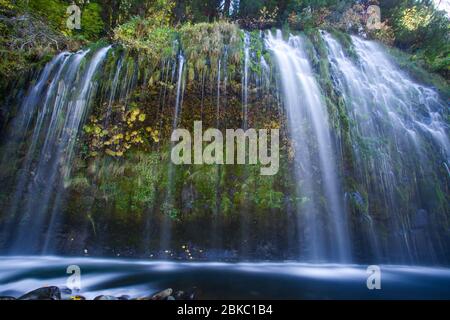 Mossbrae Falls in Dunsmuir, California Stock Photo