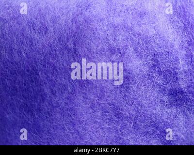 carded wool for felting, clothing production Stock Photo