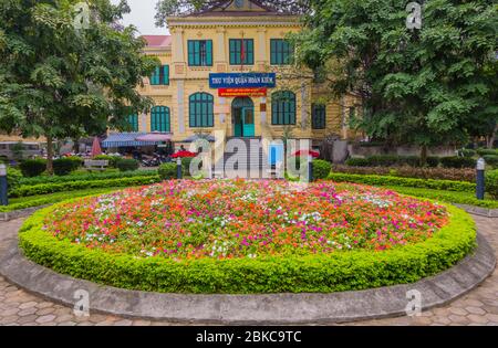 Hang Trong Flower Garden, Hoan Kiem district, Hanoi, Vietnam Stock Photo