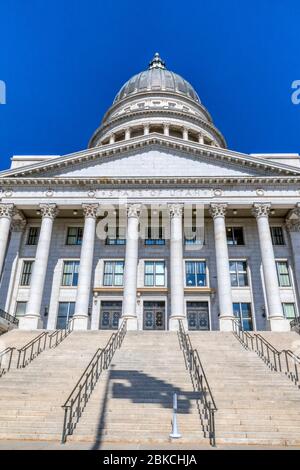 Utah State Capitol Building in Salt Lake City, Utah. Stock Photo