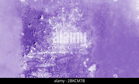 Patchy purple and white texture metal 16:9 panoramic format background Stock Photo