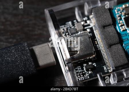 USBc cabel connecter for any devices Stock Photo