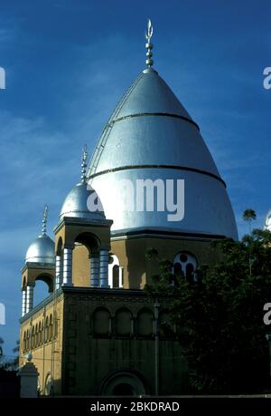 Mausoleum of Muhammad Ahmad bin Abd Allah known as The Mahdi, died 1885, Omdurman, North Sudan Stock Photo