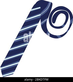Isolated necktie icon Stock Vector