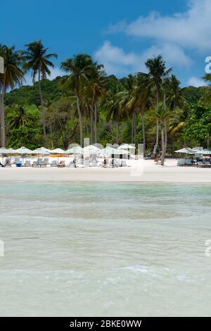 Bai Sao Beach View From The Water, Phu Quoc, Vietnam Stock Photo