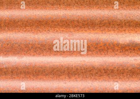 Full frame shot of galvanized sheet. Rust all. Stock Photo