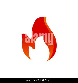 fire vector graphic design illustration template Stock Photo