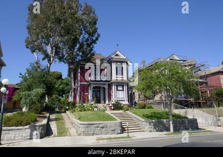 Los Angeles, California, USA 3rd May 2020 A general view of atmosphere of Charmed House at 1329 Carroll Avenue on May 3, 2020 in Los Angeles, California, USA. Photo by Barry King/Alamy Stock Photo Stock Photo