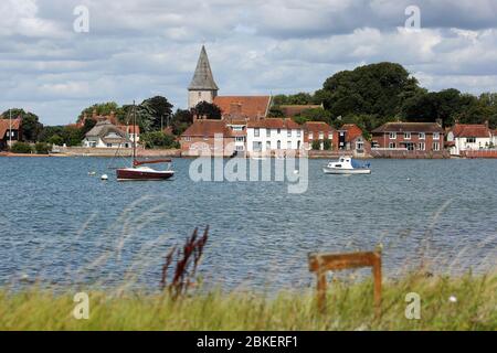 General views of Bosham in West Sussex, UK. Stock Photo