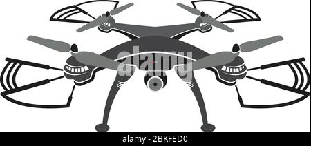 drone logo Stock Vector