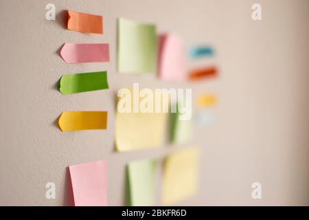 Kanban board and agile methodology. Companies prefer agile methodology, scrum and project management especially during their software development Stock Photo