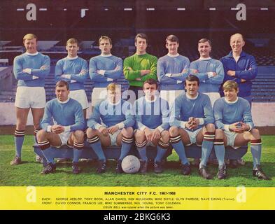 Tony Coleman Manchester City 1967 Football Club OLD PHOTO 