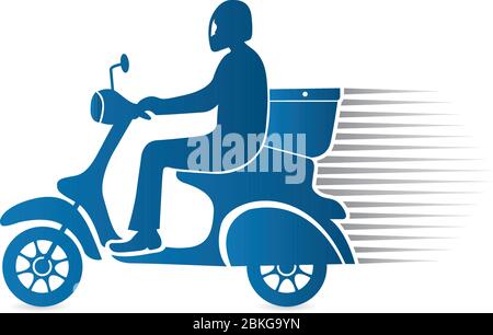 fast delivery logo Stock Vector