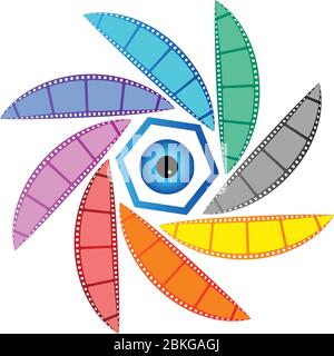 film eye view design Stock Vector