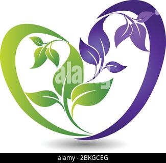 Illustration art of a Eco friendly logo with isolated background Stock Vector
