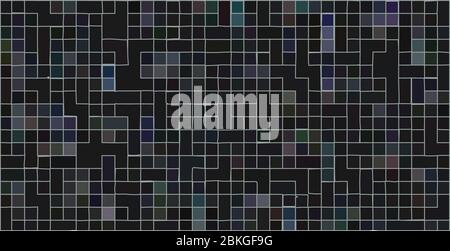 Abstract black geometric texture. Abstract vector background illustration Stock Vector