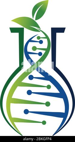 environment DNA logo Stock Vector
