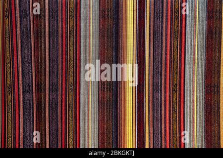 Texture of a striped drapery Stock Photo