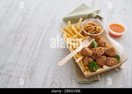 jackfruit fast food Stock Photo