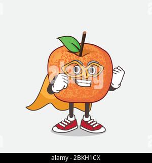 Dinosaur Eggs Pluots Fruit Mascot Character Vector Illustration Stock Vector
