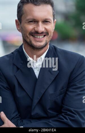 Close-up of businessman Stock Photo