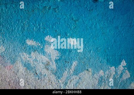 Abstract background in blue shades on a very rough and textured background. Stock Photo